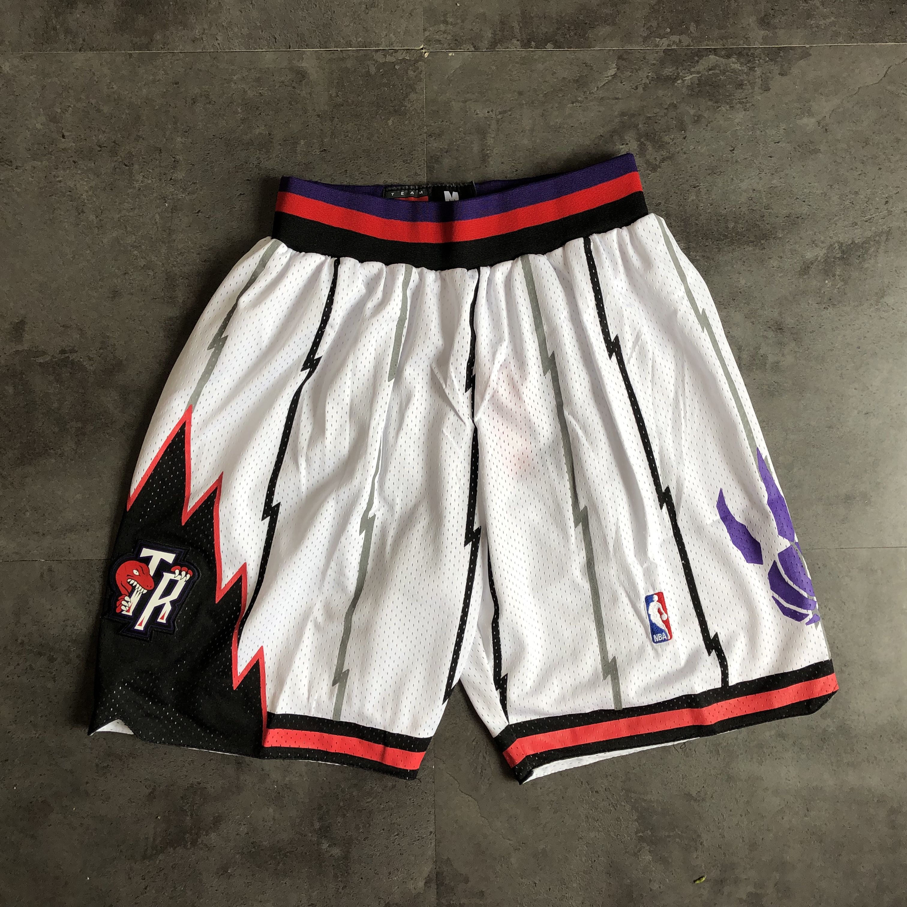 Cheap Men NBA Toronto Raptors White Shorts 0416